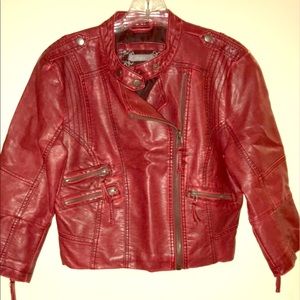 Daytrip Moto-Jacket - Deep Red